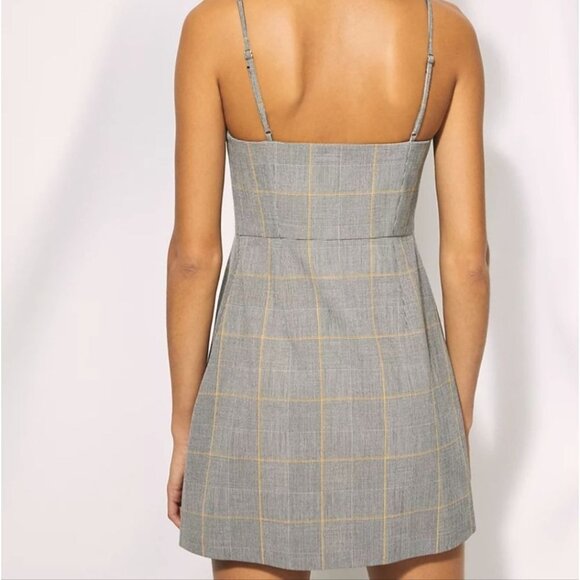 Aritzia Wilfred New Classic Check Mini Dress - Picture 5 of 8